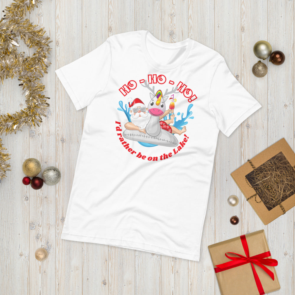 Christmas T-Shirt: I'd rather be on my boat!